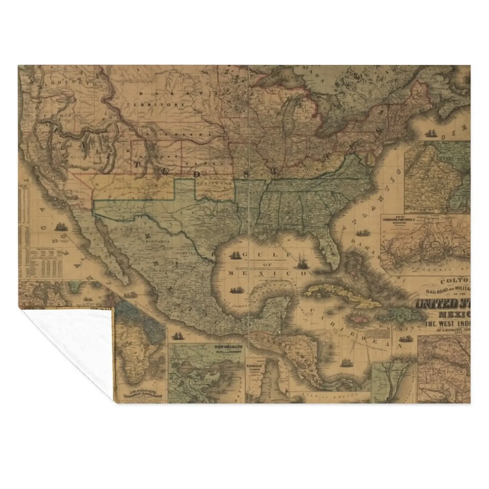 USA Vintage Map 1862 Vintage US Map The United States Of America Vintage Map Throw Blanket sofa bed funny gift Soft Big Blankets
USA Vintage Map 1862 Vintage US Map The United States Of America Vintage Map Throw Blanket sofa bed funny gift Soft Big Blankets