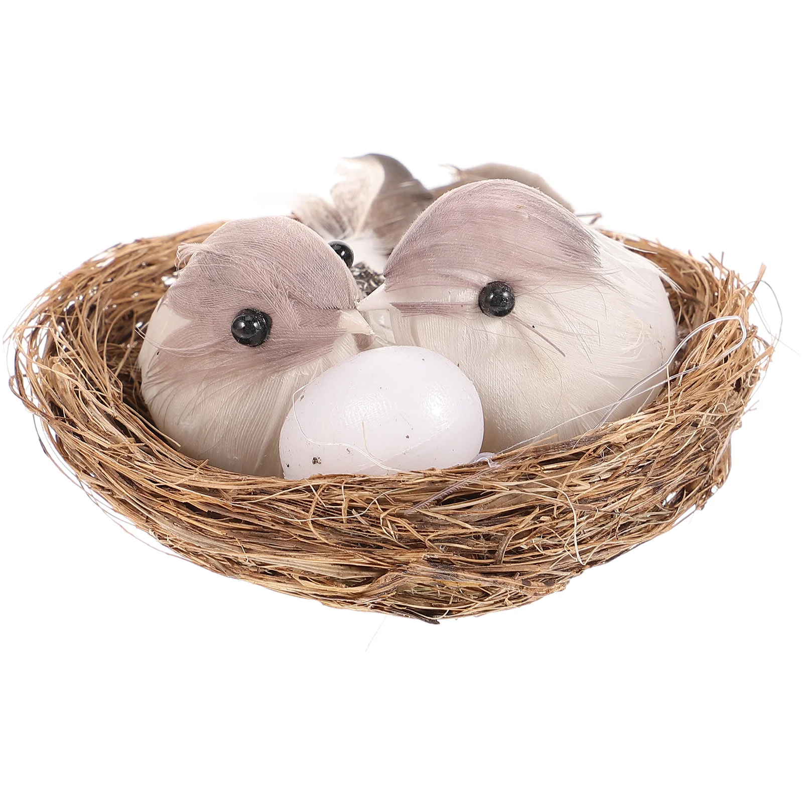 Polygonal Napkin Ring Fake Bird Nest Decoration Artificial Birds Simulation Rattan Mini Ornament
Polygonal Napkin Ring Fake Bird Nest Decoration Artificial Birds Simulation Rattan Mini Ornament