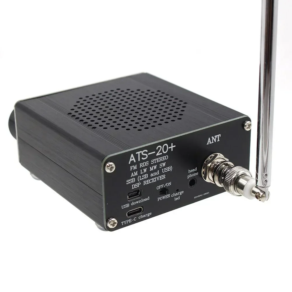ATS20+Si4732 Full Radio Receiver with SMA Interface FM AM MW and SW Bands (LSB and USB) Easy and Secure Antenna Connection
ATS20+Si4732 Full Radio Receiver with SMA Interface FM AM MW and SW Bands (LSB and USB) Easy and Secure Antenna Connection