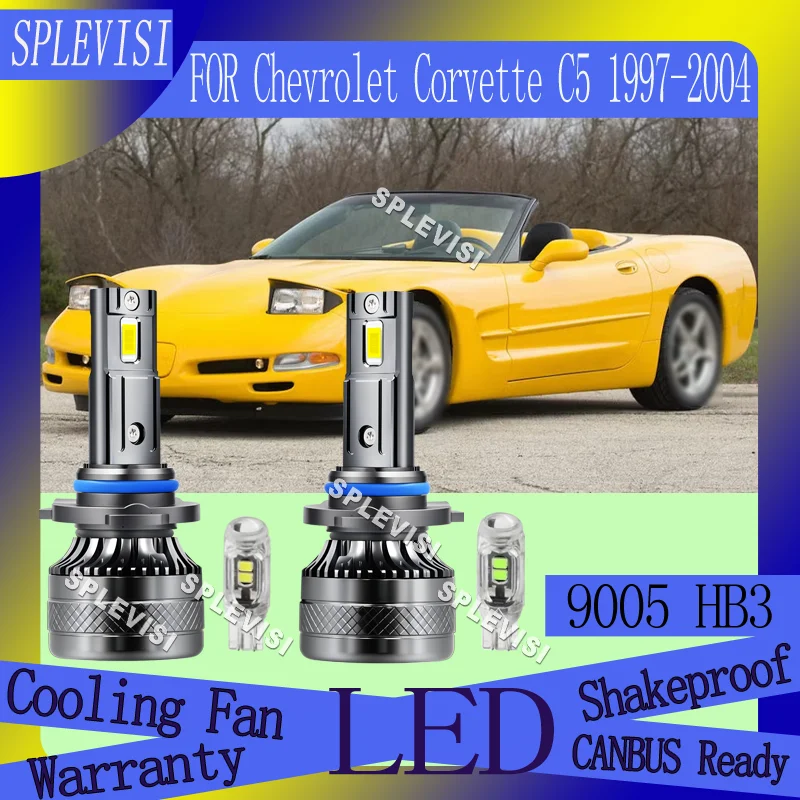 Warranty Water and Dust Proof Anti Flickering LED High Beam For Chevrolet Corvette C5 1997 1998 1999 2000 2001 2002 2003 2004
Warranty Water and Dust Proof Anti Flickering LED High Beam For Chevrolet Corvette C5 1997 1998 1999 2000 2001 2002 2003 2004