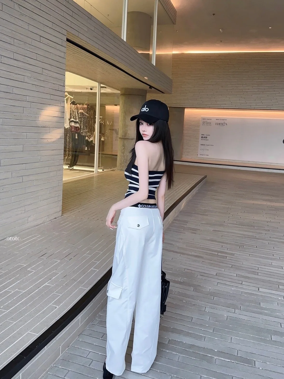 Stunning Sexy Girl's High Waist Cotton Work Pants with Sanskrit Weave Belt Curvy Knife Pants Straight Leg Casual Trousers
Stunning Sexy Girl's High Waist Cotton Work Pants with Sanskrit Weave Belt Curvy Knife Pants Straight Leg Casual Trousers