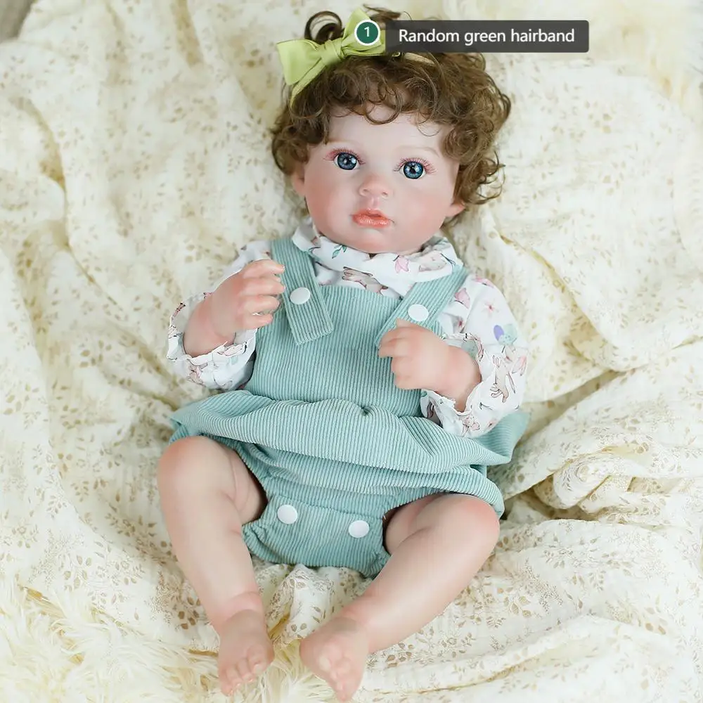 50CM Reborn Baby Girl Soft Vinyl Newborn Doll Realistic Touch Cuddly Baby 3D Skin with Visible Veins High Quality Handmade Toys
50CM Reborn Baby Girl Soft Vinyl Newborn Doll Realistic Touch Cuddly Baby 3D Skin with Visible Veins High Quality Handmade Toys