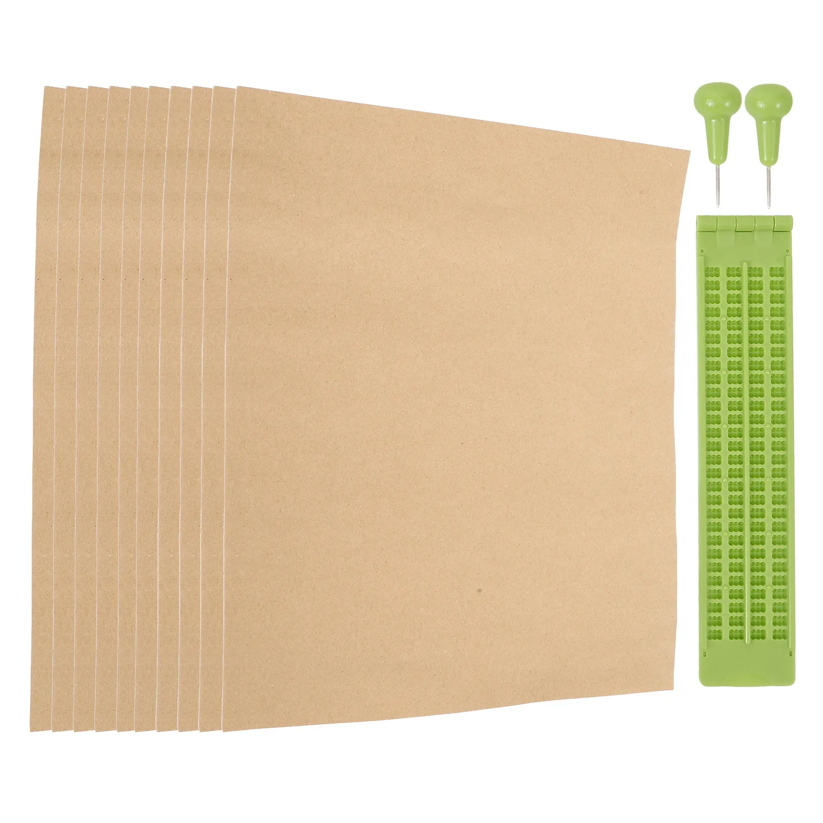 1Set Braille Writing Plate Durable Deform Resistant Practical for Blind Studying Work Outdoor Use Blind People Gadgets
1Set Braille Writing Plate Durable Deform Resistant Practical for Blind Studying Work Outdoor Use Blind People Gadgets
