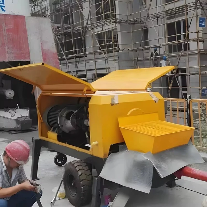 10-12m3 Electric Small Trailer Concrete Pump Mini Concrete Pump for Sale
10-12m3 Electric Small Trailer Concrete Pump Mini Concrete Pump for Sale