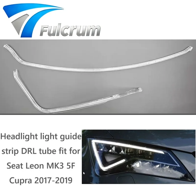 Дневные ходовые огни (DRL) в виде трубок, световодные полосы для фар, подходят для Seat Leon MK3 5F Cupra 2017-2019
Дневные ходовые огни (DRL) в виде трубок, световодные полосы для фар, подходят для Seat Leon MK3 5F Cupra 2017-2019