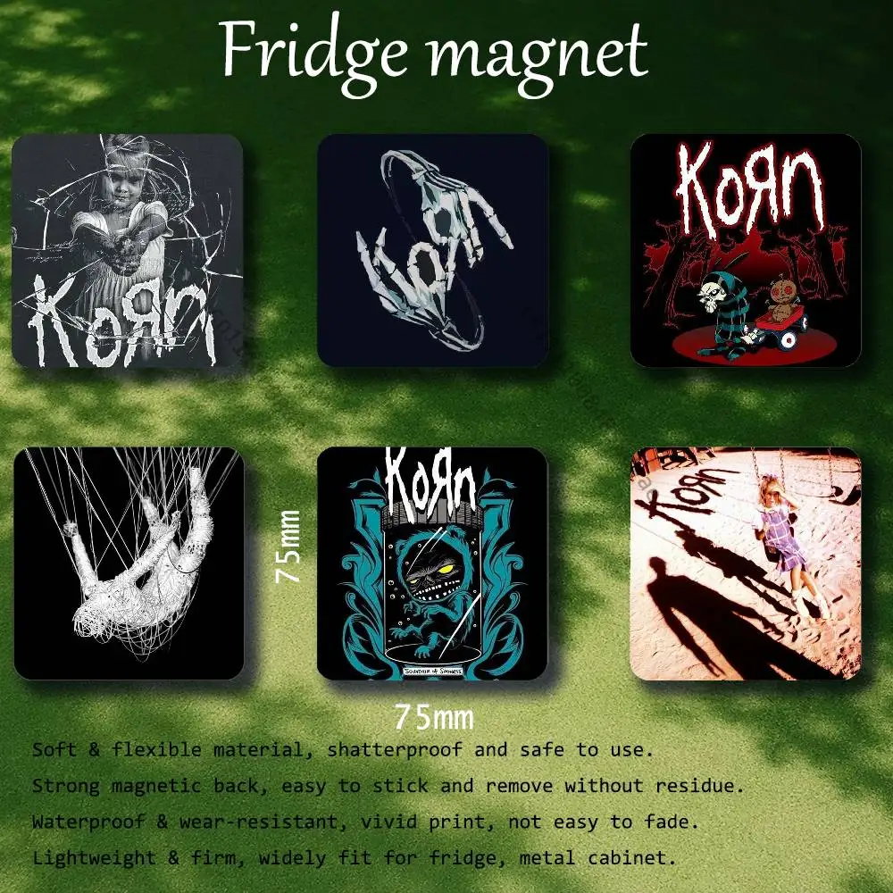 Rock Band K-Korn Fridge Magnets Magnetic Refrigerator Memorial Gifts For Kitchen Office Locker Travel Home Deco
Rock Band K-Korn Fridge Magnets Magnetic Refrigerator Memorial Gifts For Kitchen Office Locker Travel Home Deco