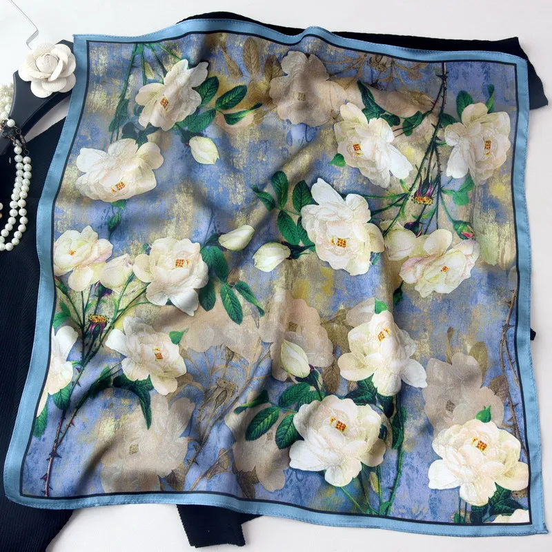 100Mulberry Silk Scarf 53CM Women Square Summer Bandanas Silk Neck Shawls Hair Hand Bag Accessories Women Foulard Femme 53CM
100Mulberry Silk Scarf 53CM Women Square Summer Bandanas Silk Neck Shawls Hair Hand Bag Accessories Women Foulard Femme 53CM