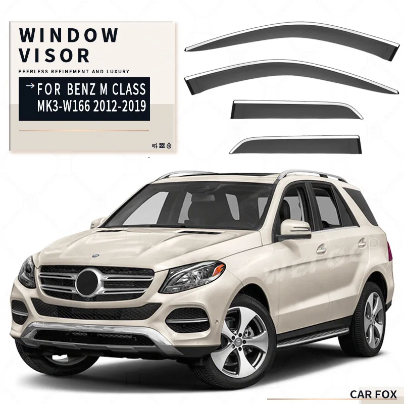 Подходит для автомобильных окон Mercedes Benz M-class ML, дождевых и дождевых щитков M Class W164 W166. Козырек на окно.
Подходит для автомобильных окон Mercedes Benz M-class ML, дождевых и дождевых щитков M Class W164 W166. Козырек на окно.
