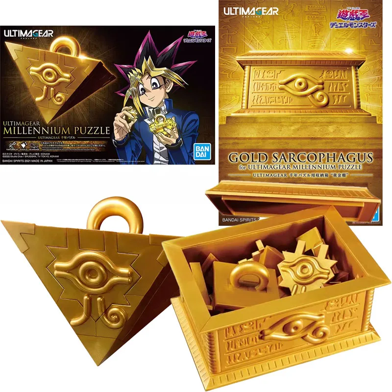 Оригинальные настоящие Монстры для дуэли Yu-Gi-Oh! Ultimagear мкА Millennium пазл, Золотой саркофаг, Bandai, аниме Модели, игрушки, экшн-фигурки
Оригинальные настоящие Монстры для дуэли Yu-Gi-Oh! Ultimagear мкА Millennium пазл, Золотой саркофаг, Bandai, аниме Модели, игрушки, экшн-фигурки