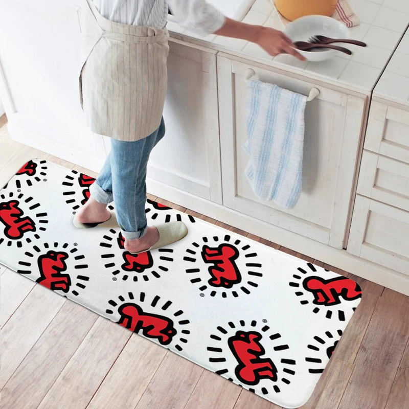 Washable Non-slip Kitchen Rug S-Keith Harings Entrance of House Interior Entrance Mat Floor Mats for Home Decorations Bathmat
Washable Non-slip Kitchen Rug S-Keith Harings Entrance of House Interior Entrance Mat Floor Mats for Home Decorations Bathmat