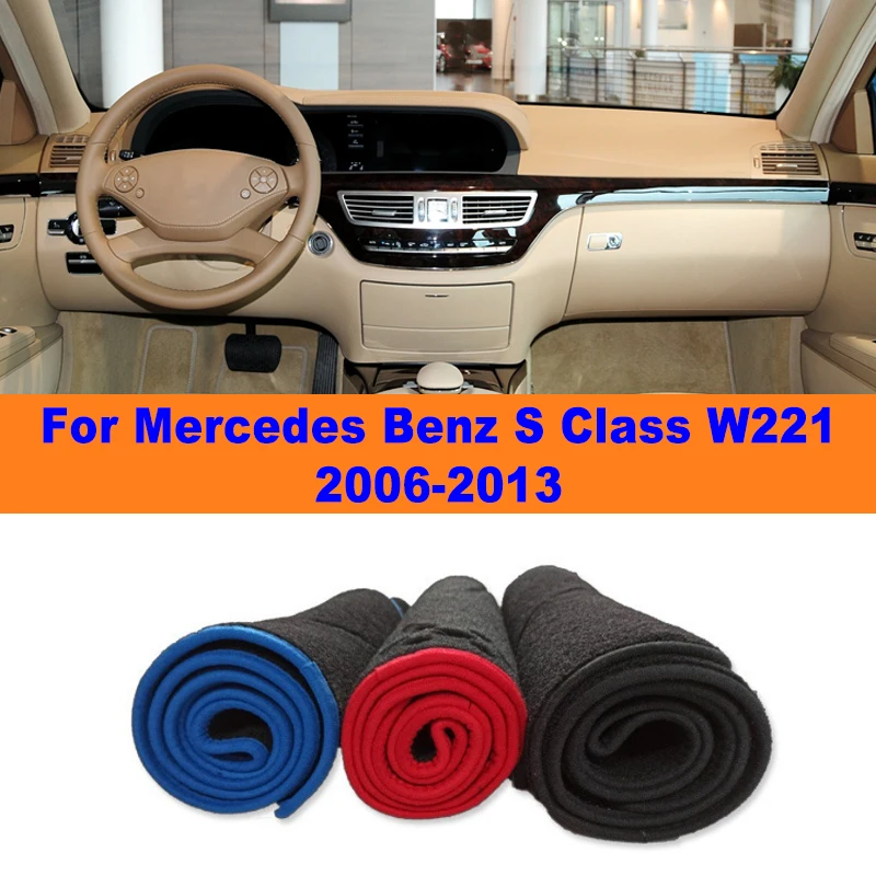 Anti-Glare Dashboard Cover Dash Mat Non-Slip Sun Shade Pad Interior Protector For Mercedes Benz S Class W221 2006-2013 Car Parts
Anti-Glare Dashboard Cover Dash Mat Non-Slip Sun Shade Pad Interior Protector For Mercedes Benz S Class W221 2006-2013 Car Parts