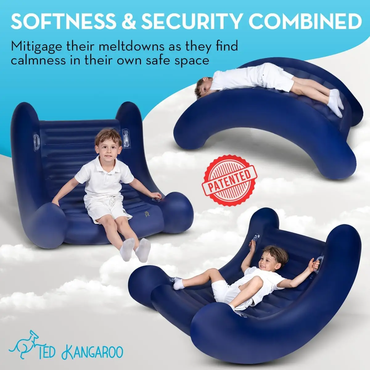 CloudBounce Ultra | Sensory Rocker for Kids | Patented NextGen Inflatable Sensory Chair | Ultra-Durable & Extra-Reinforced 2025
CloudBounce Ultra | Sensory Rocker for Kids | Patented NextGen Inflatable Sensory Chair | Ultra-Durable & Extra-Reinforced 2025
