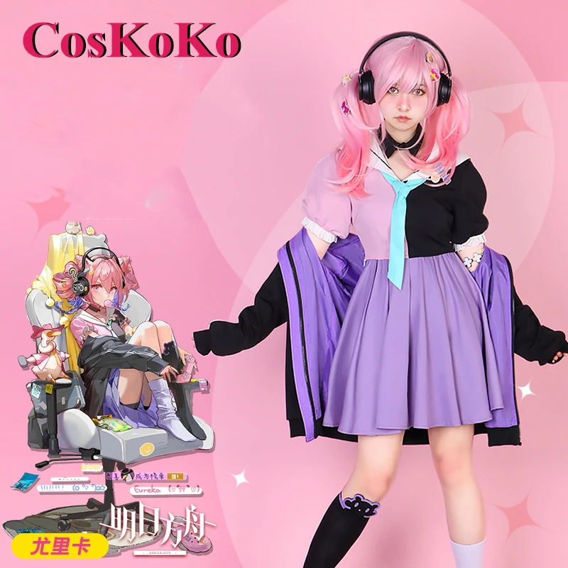 CosKoKo U-Official/Eureka Cosplay Anime Game Arknights Costume Sweet Lovely Daily Wear Uniform Women Party Role Play Clothing
CosKoKo U-Official/Eureka Cosplay Anime Game Arknights Costume Sweet Lovely Daily Wear Uniform Women Party Role Play Clothing