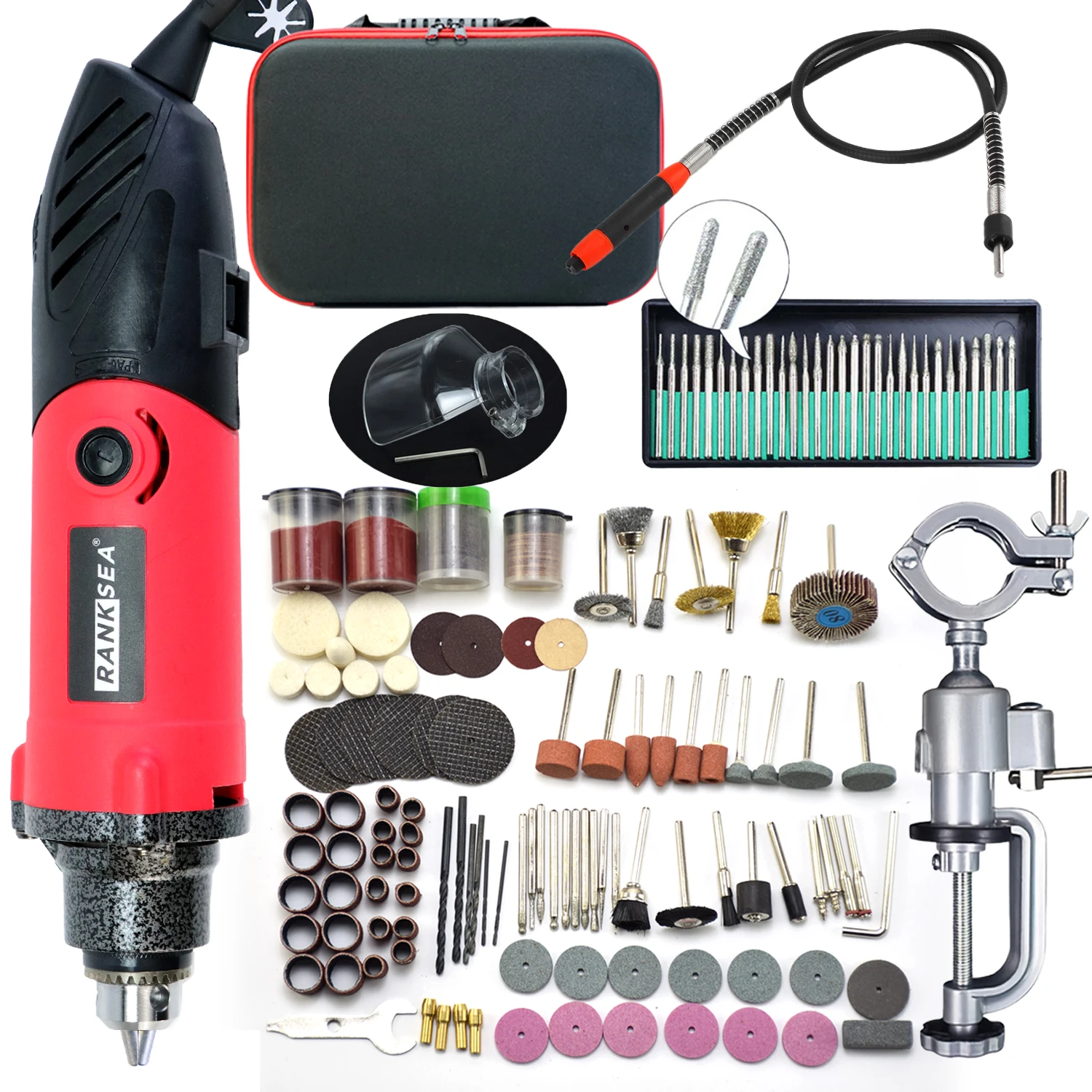 Power Rotary Tool Set Carving Tool Multifunctional Mini Drill Grinder Miniature Electric Drill Versatile Rotary Tool Kit Variable Speed
Power Rotary Tool Set Carving Tool Multifunctional Mini Drill Grinder Miniature Electric Drill Versatile Rotary Tool Kit Variable Speed
