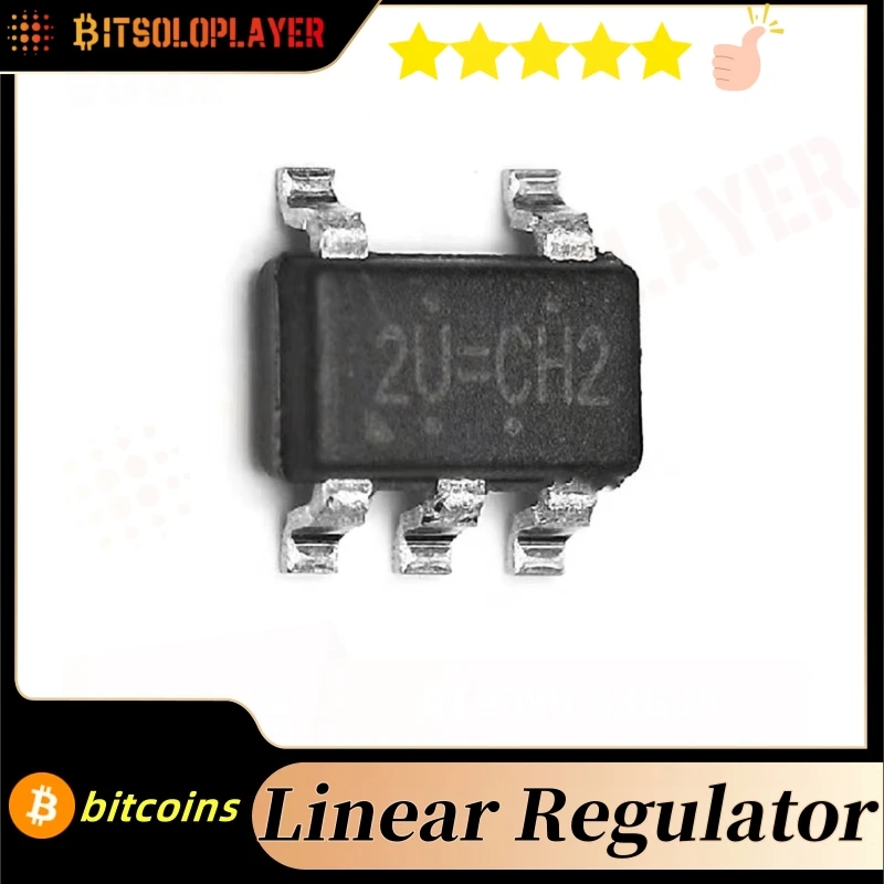 Линейный регулятор Bitaxe RT9080 RT9080-33GJ5 600 мА SOT23-5 для биткойн-майнеров Bitaxe Gamma Supra Ultra с открытым исходным кодом
Линейный регулятор Bitaxe RT9080 RT9080-33GJ5 600 мА SOT23-5 для биткойн-майнеров Bitaxe Gamma Supra Ultra с открытым исходным кодом