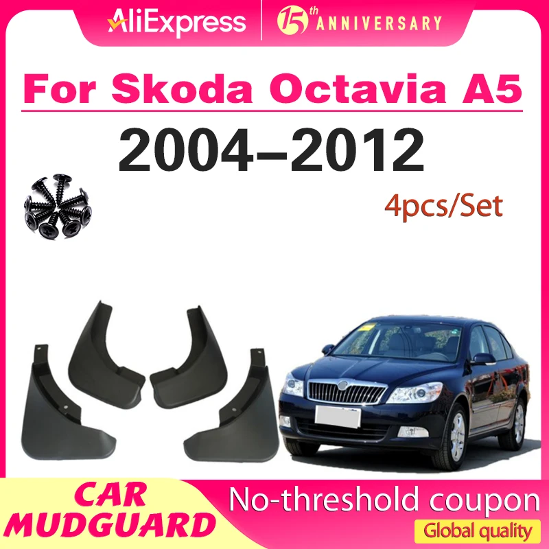Car Mud Flaps Splash Guards Front Rear Fender Car Accessories 4 PCS Mudguards for SKODA OCTAVIA A5 2004-2012
Car Mud Flaps Splash Guards Front Rear Fender Car Accessories 4 PCS Mudguards for SKODA OCTAVIA A5 2004-2012