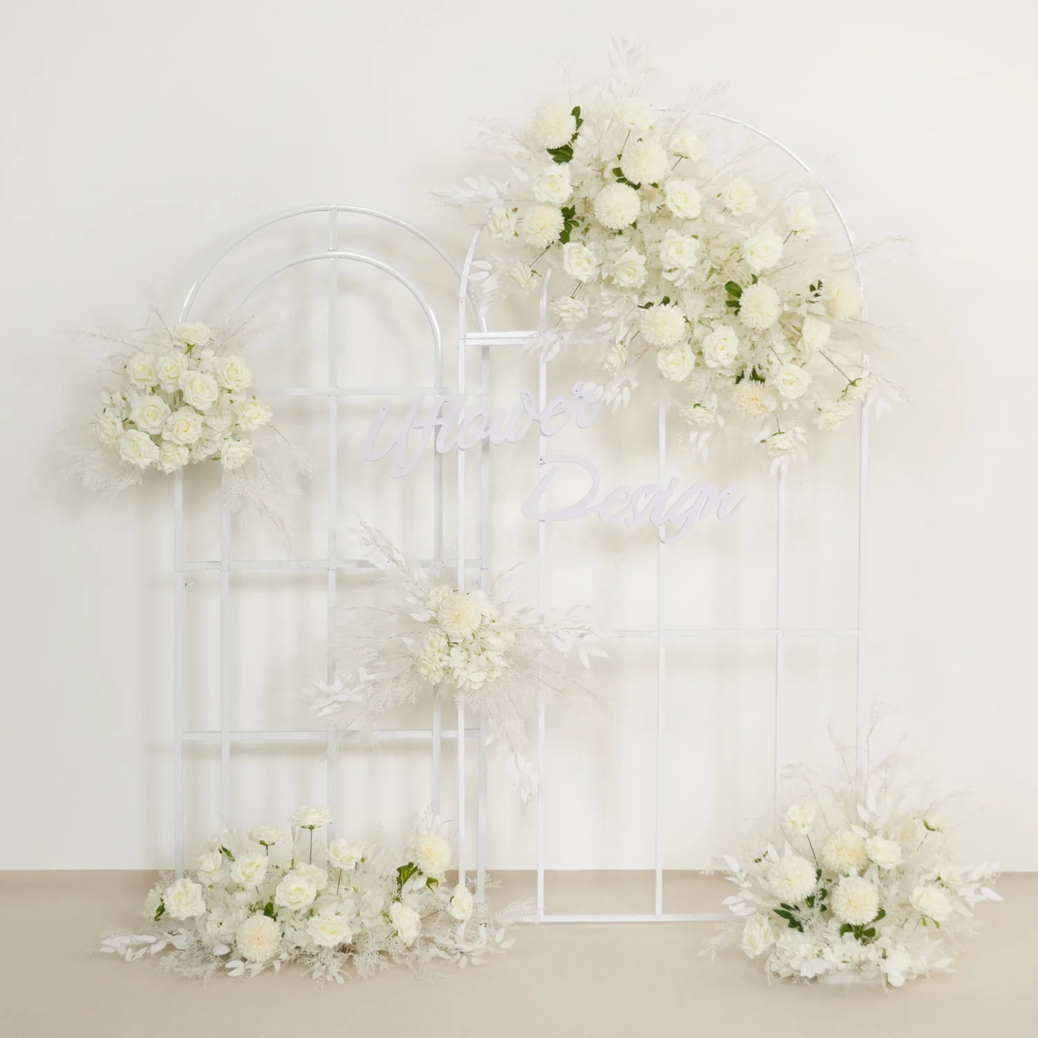 Uflower Luxury White Mist Grass Pompom Artificial Flower Row Wedding Arch Decor Rose Hang Corner Floral Party Backdrop Decor
Uflower Luxury White Mist Grass Pompom Artificial Flower Row Wedding Arch Decor Rose Hang Corner Floral Party Backdrop Decor