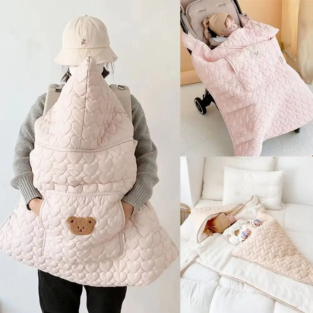 Cartoon Bear Baby Stroller Blanket Windproof Adjustable Waist Infant Hooded Cloak Thicken Waterproof Toddler Trolley Cover
Cartoon Bear Baby Stroller Blanket Windproof Adjustable Waist Infant Hooded Cloak Thicken Waterproof Toddler Trolley Cover