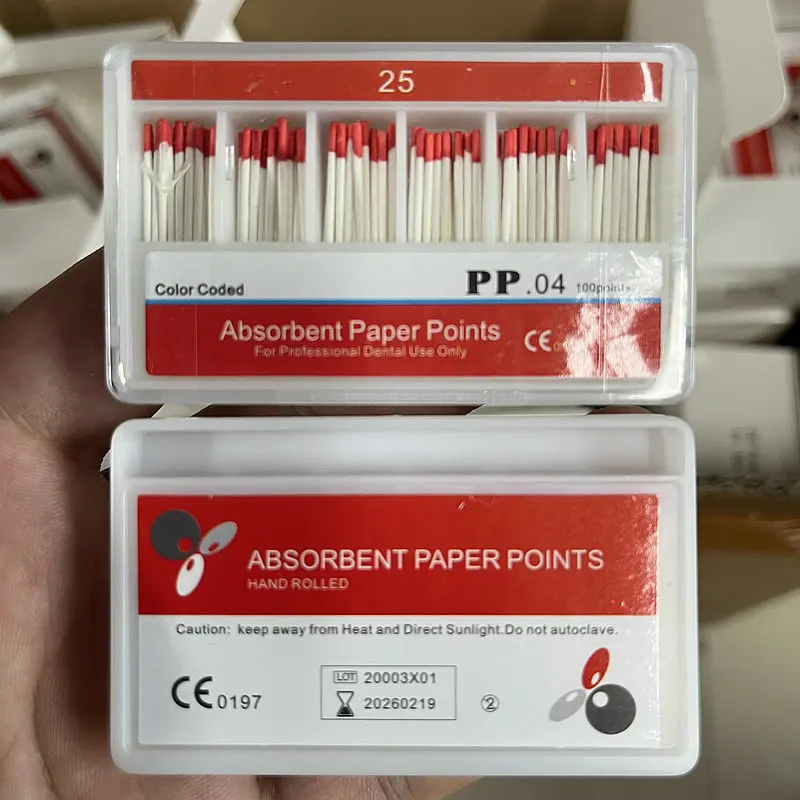 100 шт./упак. Стоматологические абсорбирующие бумажные палочки 04Taper15-40 # Для стоматологии: эндодонтические бумажные палочки для корневых каналов (для стоматологов)
100 шт./упак. Стоматологические абсорбирующие бумажные палочки 04Taper15-40 # Для стоматологии: эндодонтические бумажные палочки для корневых каналов (для стоматологов)