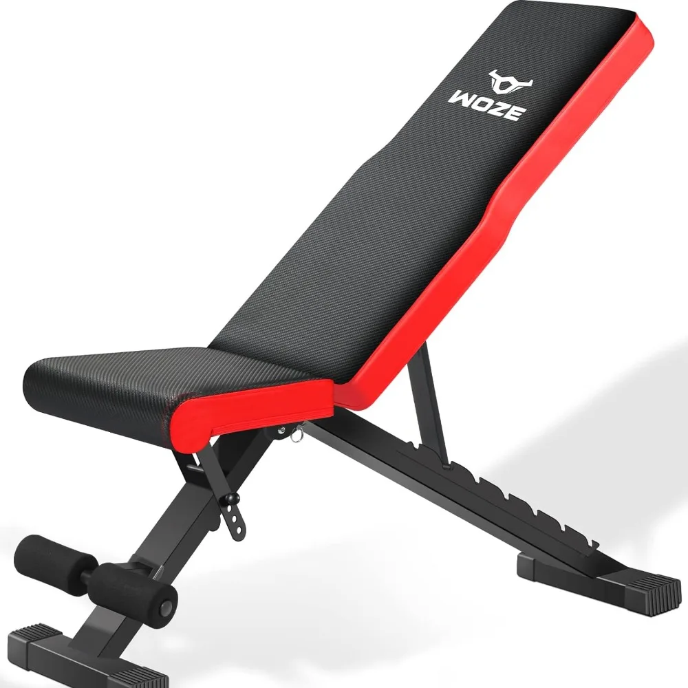 Adjustable Weight Bench, Foldable Workout Bench for Full Body Strength Training, Multi-Purpose Decline Incline Bench
Adjustable Weight Bench, Foldable Workout Bench for Full Body Strength Training, Multi-Purpose Decline Incline Bench