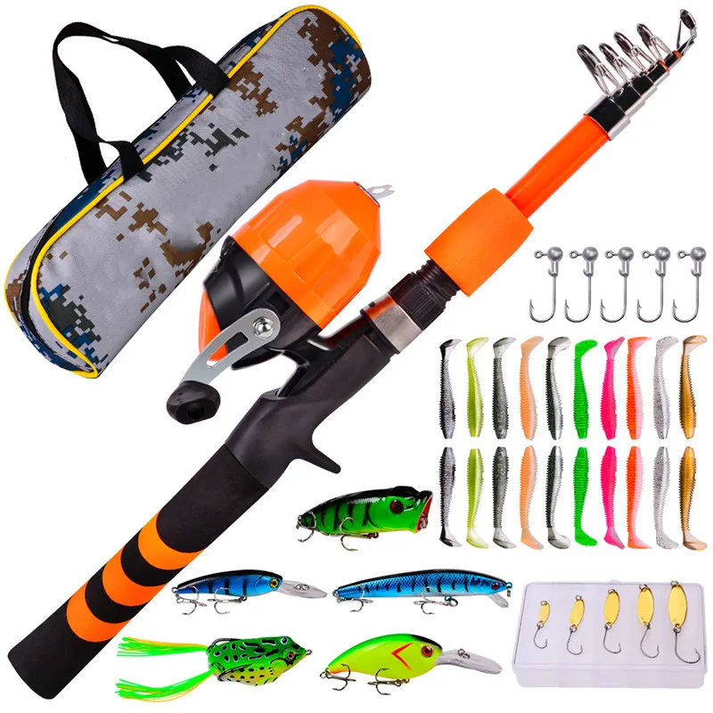 New Excellent Quality children's fishing rod set Fishing Rod Kit For Children Outdoor Portable Fishing Pole Set Fishing Goods
New Excellent Quality children's fishing rod set Fishing Rod Kit For Children Outdoor Portable Fishing Pole Set Fishing Goods
