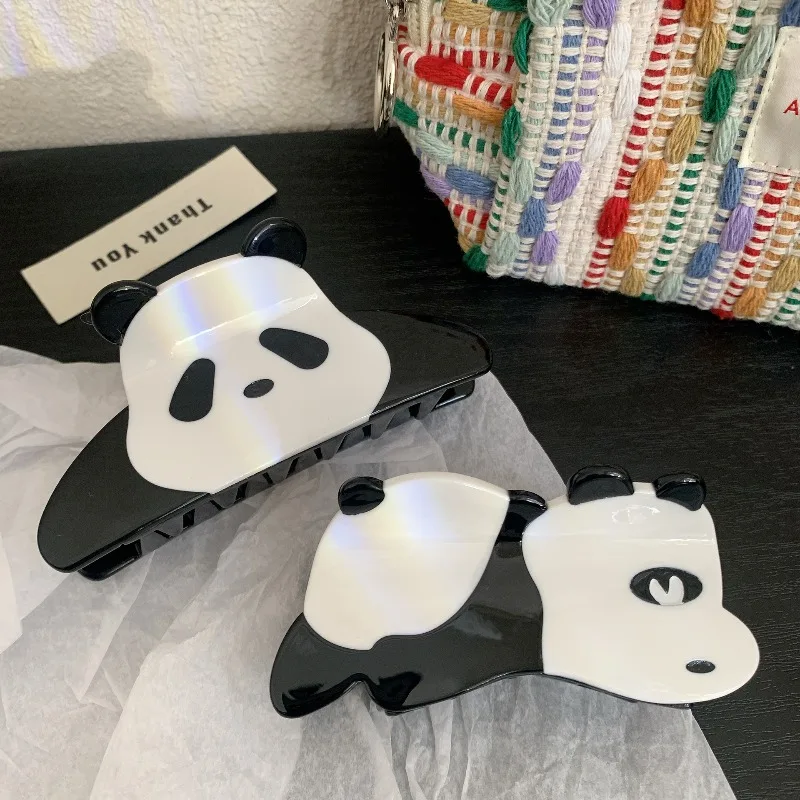 Cute Cartoon Acetate Panda Hair Claw Clip for Back of Head Upgraded Premium Elegant Durable Lightweight Non Slip Sweet Daily Use
Cute Cartoon Acetate Panda Hair Claw Clip for Back of Head Upgraded Premium Elegant Durable Lightweight Non Slip Sweet Daily Use