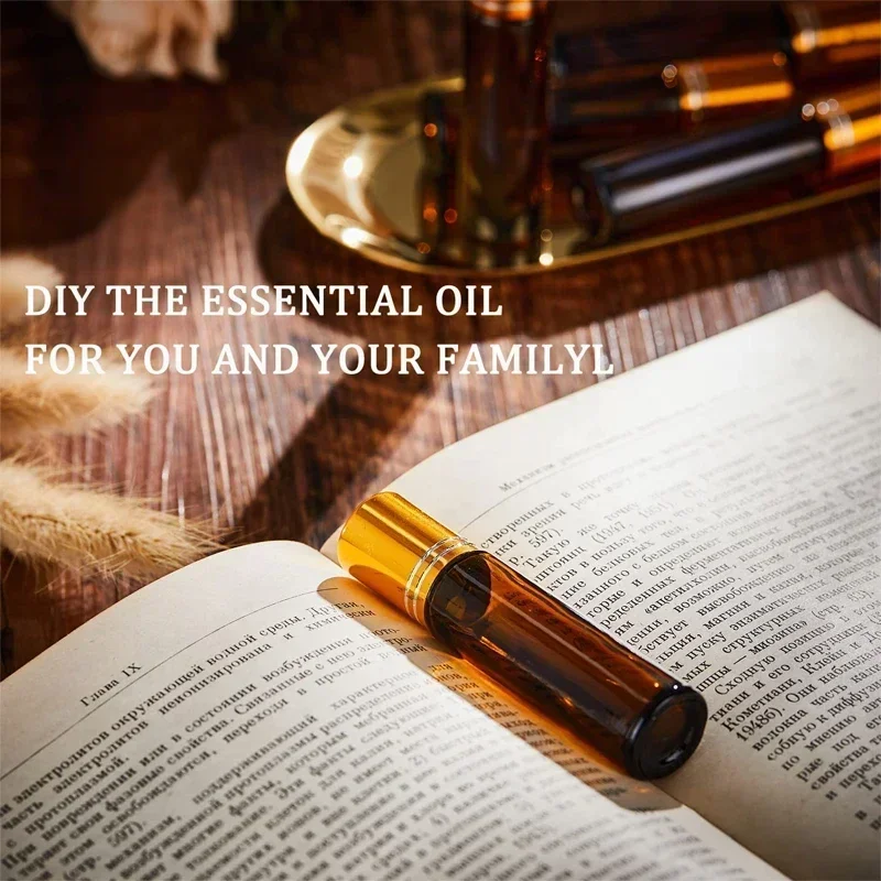 30Pcs 1ml-10ml Empty Essential Oil Glass Bottles W/ Rolled Ball Refillable Amber Travel Perfume Container For Aromatherapy Toner
30Pcs 1ml-10ml Empty Essential Oil Glass Bottles W/ Rolled Ball Refillable Amber Travel Perfume Container For Aromatherapy Toner
