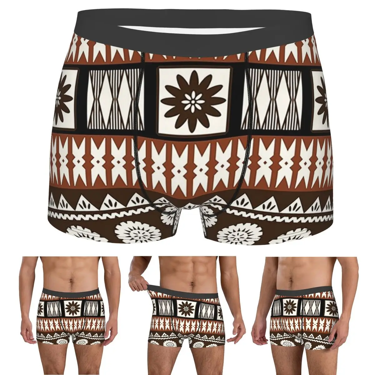 Boxer Underpants Shorts Fijian Masi - Tapa Panties Men's Ventilate Underwear for Homme Man Boyfriend Gifts
Boxer Underpants Shorts Fijian Masi - Tapa Panties Men's Ventilate Underwear for Homme Man Boyfriend Gifts