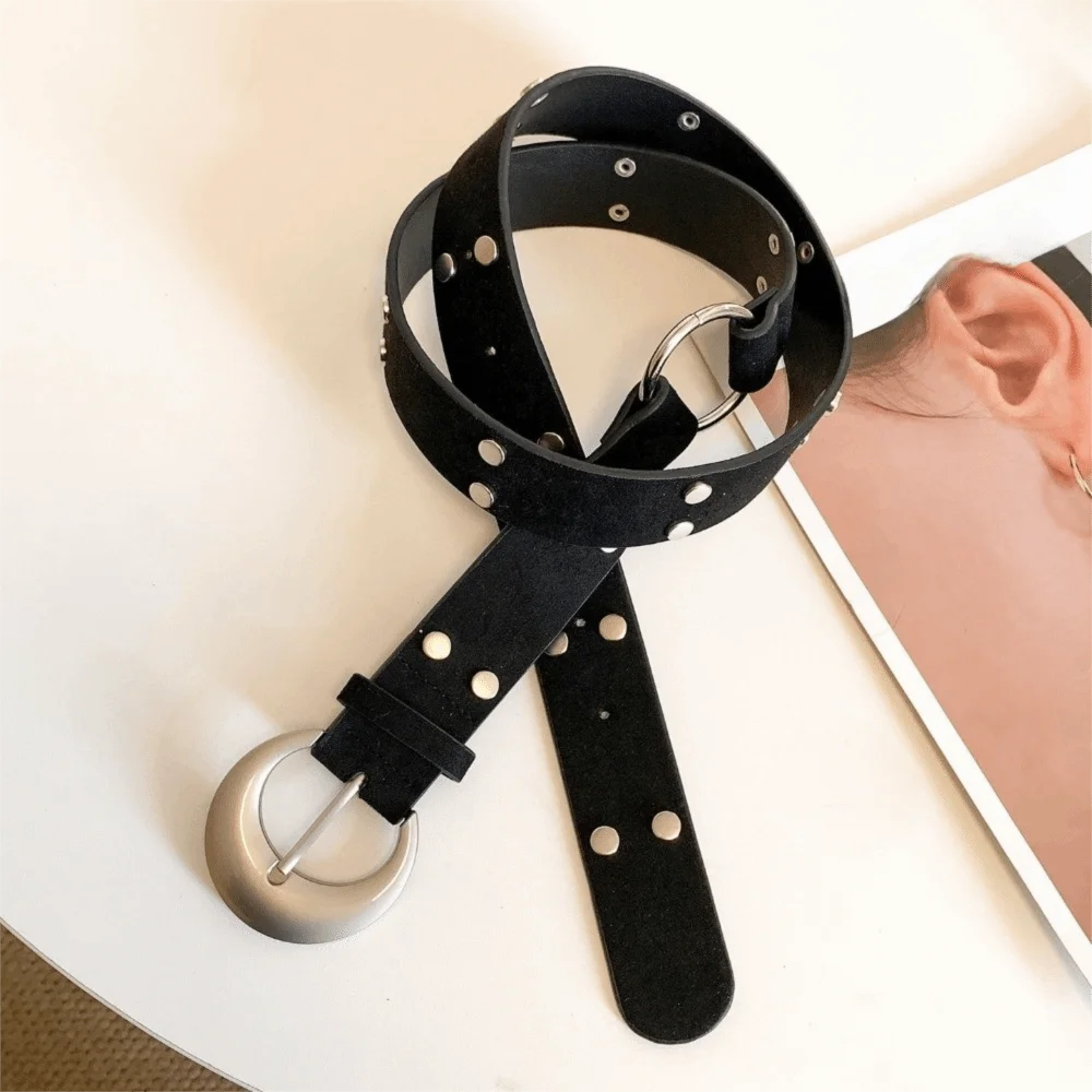 Punk Suede Rivet Belts Metal Y2K Western Style Cowboy Belt Hollow Out Korean Style Ethnic Style Waistband Women
Punk Suede Rivet Belts Metal Y2K Western Style Cowboy Belt Hollow Out Korean Style Ethnic Style Waistband Women
