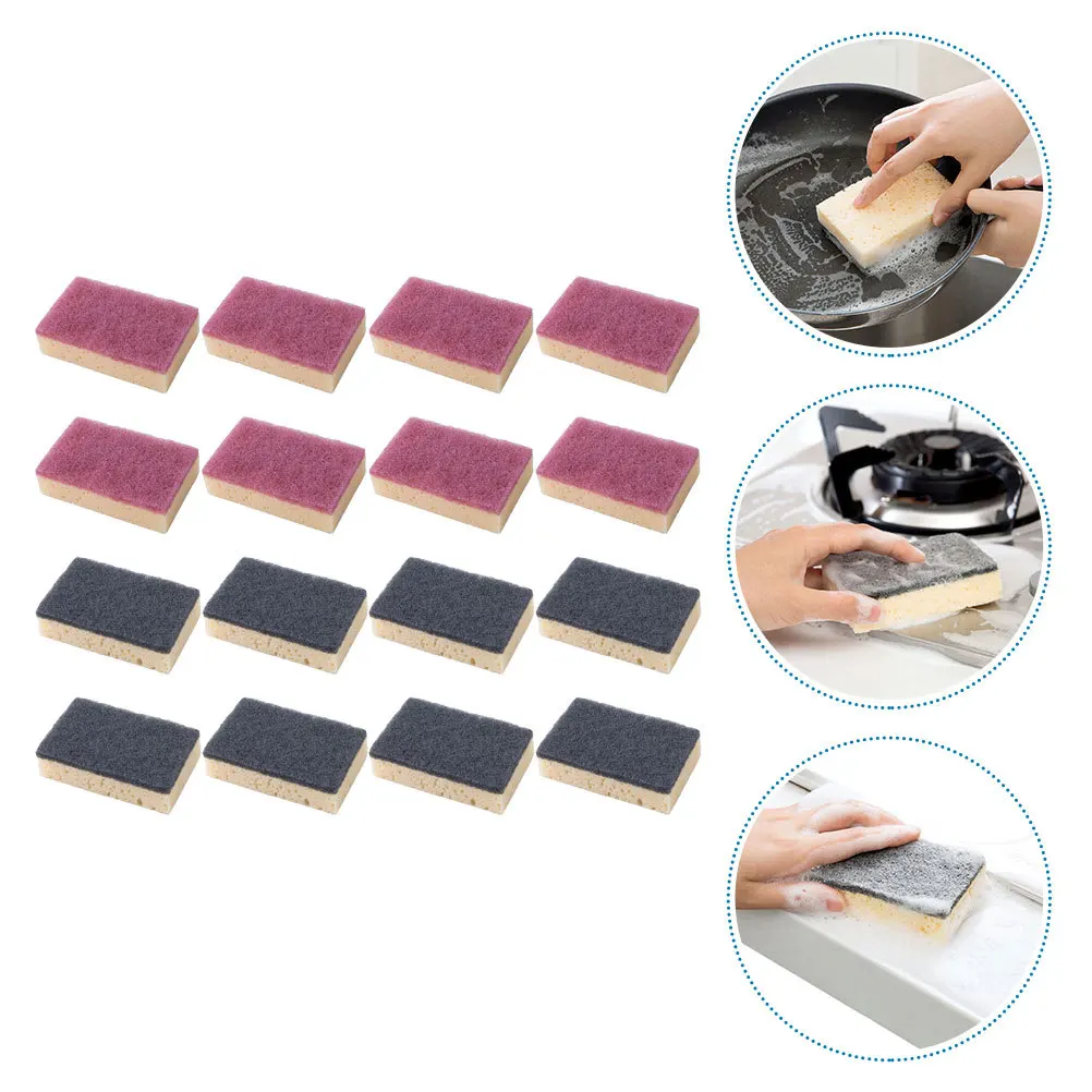 16Pcs Thickened Dishwashing Sponge Scrubber Bowl Cleaner Unique Design Exquisite Craftsmanship Practical Convenient
16Pcs Thickened Dishwashing Sponge Scrubber Bowl Cleaner Unique Design Exquisite Craftsmanship Practical Convenient
