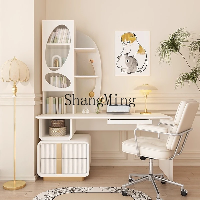 SM Desk Bookshelf Integrated Bookcase Student Home Modern Simple Bedroom Computer Desk Desktop Writing Desk
SM Desk Bookshelf Integrated Bookcase Student Home Modern Simple Bedroom Computer Desk Desktop Writing Desk