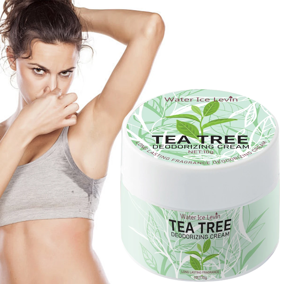 Underarm Deodorizing Tea Tree Cream Smooth Skin Reduces Rubbing Irritation Inhibits Odor Causing Bacteria Sweat Management 10G
Underarm Deodorizing Tea Tree Cream Smooth Skin Reduces Rubbing Irritation Inhibits Odor Causing Bacteria Sweat Management 10G