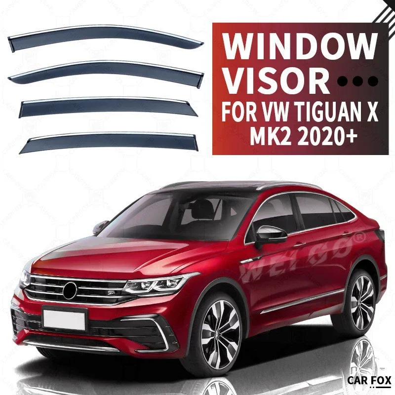 For Volkswagen VW Tiguan X MK2 2020+ Window Visor Vent Shades Ventvisor Wind Deflectors Visors Rain Visor Body Kit
For Volkswagen VW Tiguan X MK2 2020+ Window Visor Vent Shades Ventvisor Wind Deflectors Visors Rain Visor Body Kit
