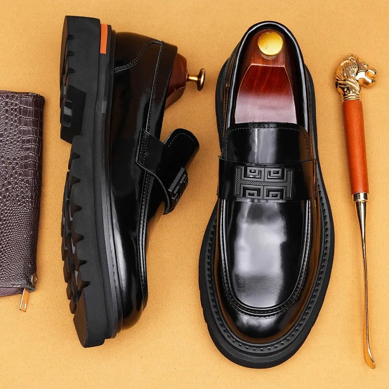 Mens Genuine Leather Loafers Business Casual Shoes Men Fashion Shoe
Mens Genuine Leather Loafers Business Casual Shoes Men Fashion Shoe