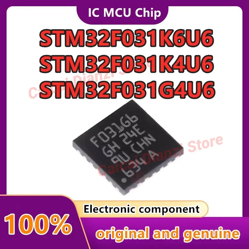 STM32F031K6U6 STM32F031C4T6 STM32F031C6T6 STM32F031K6T6 STM32F031G4U6 STM32F031G6U6 STM32F031K4U6 (MCU/MPU/SOC) Микросхема
STM32F031K6U6 STM32F031C4T6 STM32F031C6T6 STM32F031K6T6 STM32F031G4U6 STM32F031G6U6 STM32F031K4U6 (MCU/MPU/SOC) Микросхема