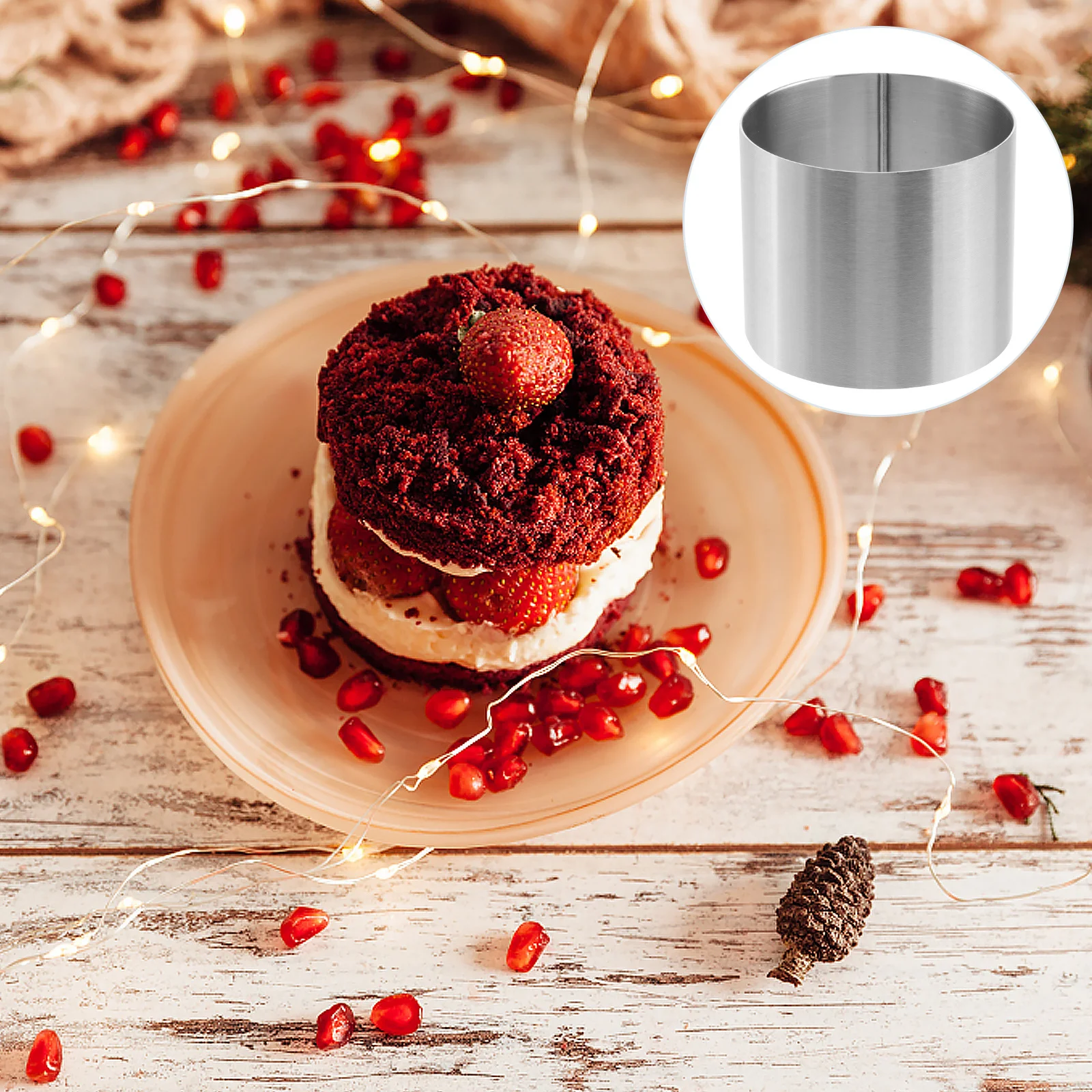 4pcs 6X6X5Cm Stainless Steel Mousse Ring Cake Mold Biscuit Cutter Pastry Tool For Baking Dessert Decoration Mousse Mould Cake
4pcs 6X6X5Cm Stainless Steel Mousse Ring Cake Mold Biscuit Cutter Pastry Tool For Baking Dessert Decoration Mousse Mould Cake