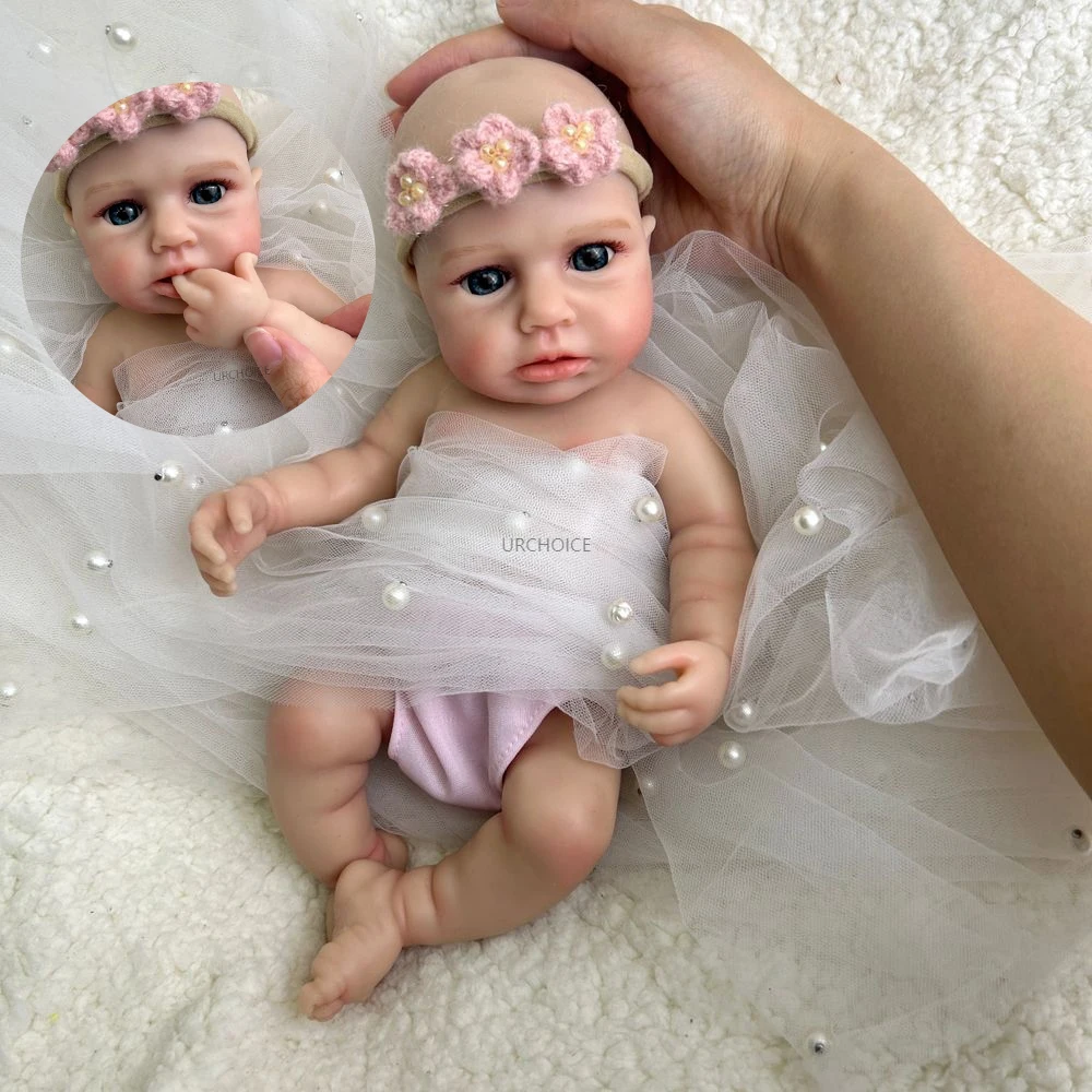 12 Inch Full Silicone Reborn Baby Girl LouLou Lifelike Solid Silicone Soft Body Open Mouth Doll Birthday Christmas Gift
12 Inch Full Silicone Reborn Baby Girl LouLou Lifelike Solid Silicone Soft Body Open Mouth Doll Birthday Christmas Gift