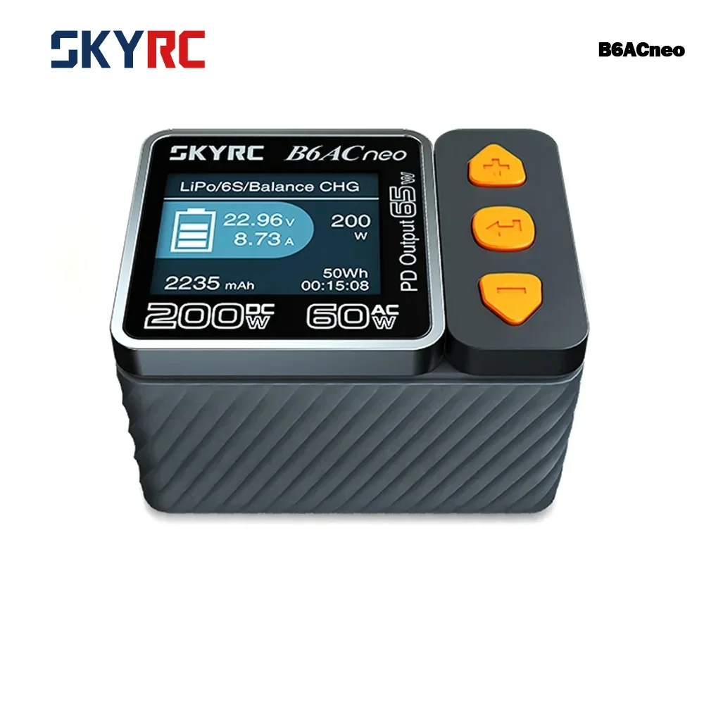 New SkyRC B6ACneo Smart Charger DC 200W AC 60W Battery Balance Charger B6AC Neo SK-100200 Upgraded for B6ac V2
New SkyRC B6ACneo Smart Charger DC 200W AC 60W Battery Balance Charger B6AC Neo SK-100200 Upgraded for B6ac V2