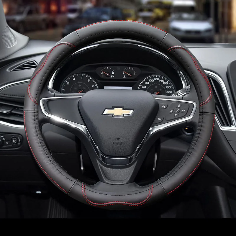 Steering Wheel Cover for Chevrolet Cruze Cavalier Malibu Imseoer Equinox High Quality Car Accessories Faux Leather Sweatproof
Steering Wheel Cover for Chevrolet Cruze Cavalier Malibu Imseoer Equinox High Quality Car Accessories Faux Leather Sweatproof