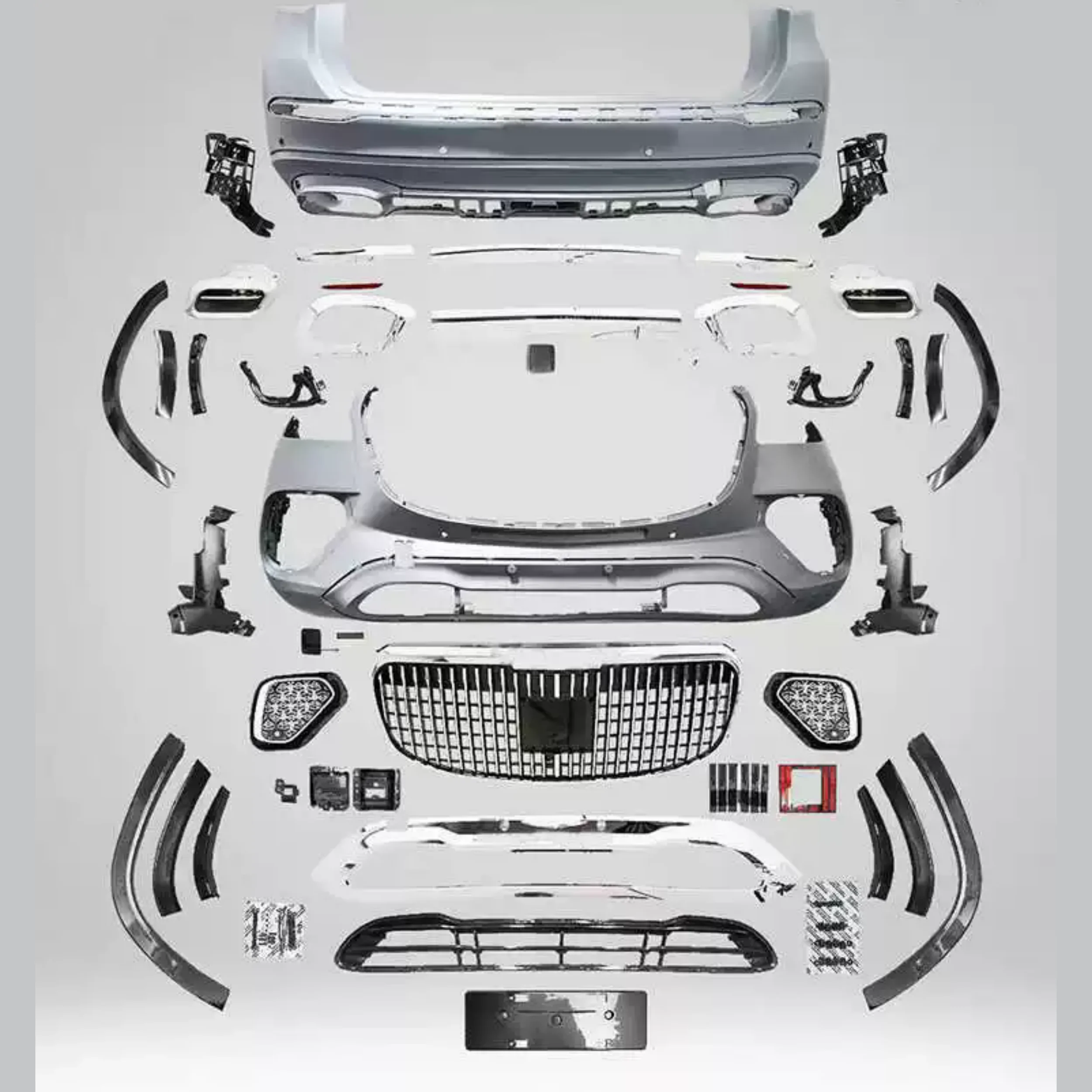 Body kit for Mercedes-Benz GLS-class GLS400 450 modified GLS480 600 Surround Front Rear Bumper Assembly Grill Wheel eyebrow
Body kit for Mercedes-Benz GLS-class GLS400 450 modified GLS480 600 Surround Front Rear Bumper Assembly Grill Wheel eyebrow