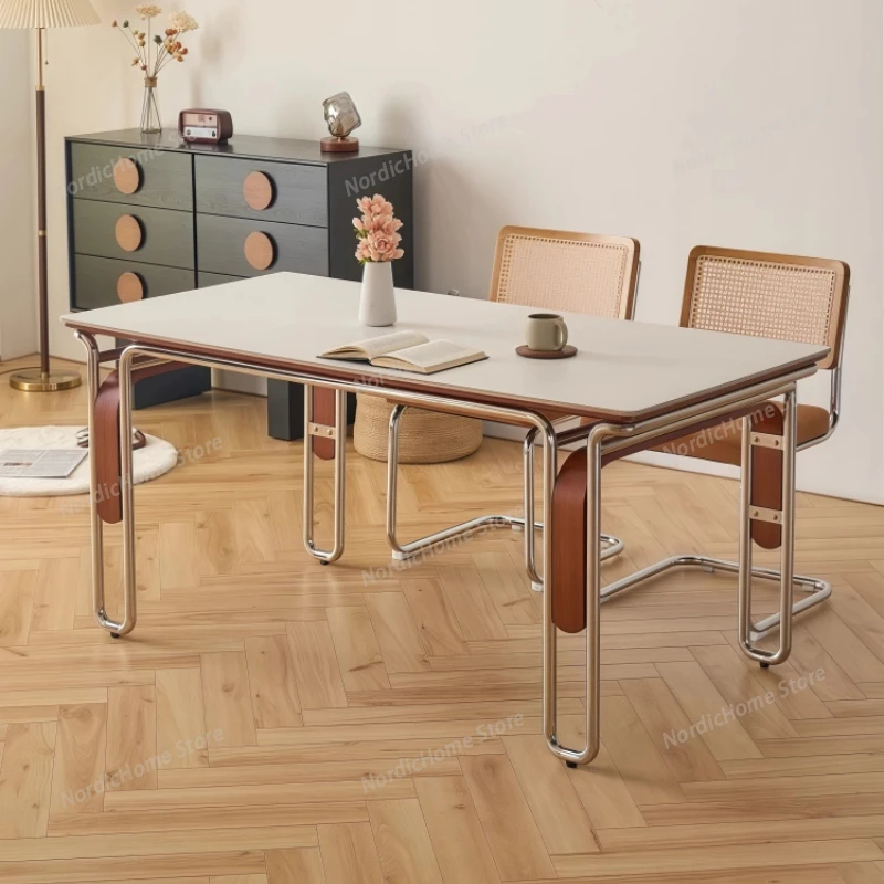Unique Modern Luxury Dining Table White 6 Person Study Living Room Dining Table Kitchen Restaurant Tavoli Da Pranzo Furniture
Unique Modern Luxury Dining Table White 6 Person Study Living Room Dining Table Kitchen Restaurant Tavoli Da Pranzo Furniture