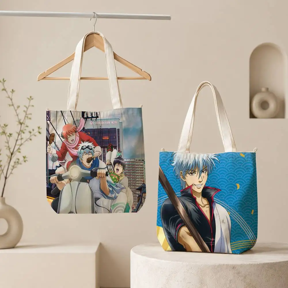 Anime G-Gintama Tote Bag for Women Reusable Shopping Tote Bag Zippered Inspirational Scripture Shoulder Bags Print
Anime G-Gintama Tote Bag for Women Reusable Shopping Tote Bag Zippered Inspirational Scripture Shoulder Bags Print