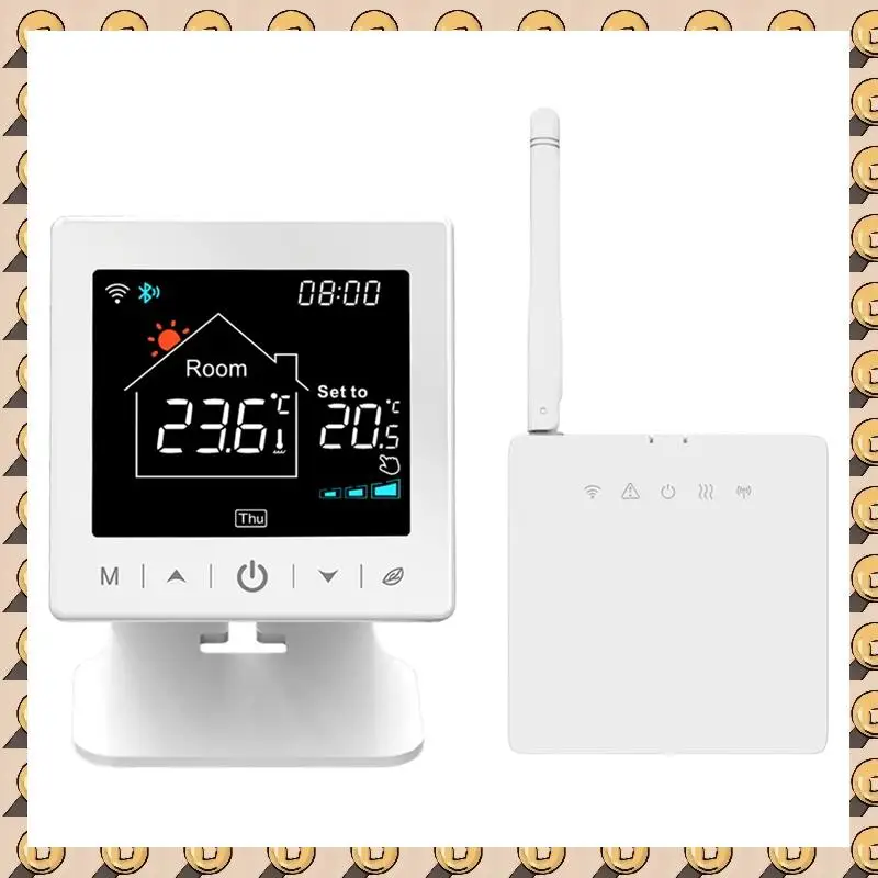 WIFI термостат для газового котла, водяного отопления, RF регулятор температуры, работает для Google Home
WIFI термостат для газового котла, водяного отопления, RF регулятор температуры, работает для Google Home