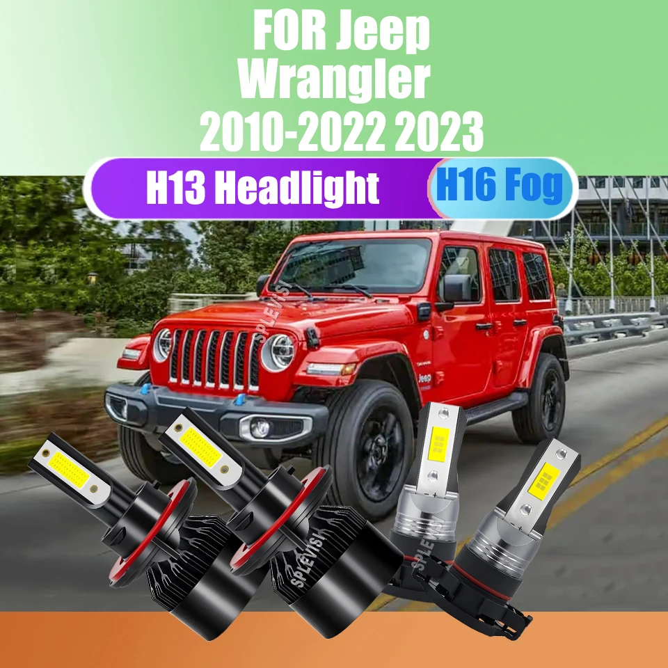 LED High Low Beam Foglight Brighter Nights,Safer Drives For Jeep Wrangler 2010 2011 2012 2013 2014 2015 2016 2017 2018-2023
LED High Low Beam Foglight Brighter Nights,Safer Drives For Jeep Wrangler 2010 2011 2012 2013 2014 2015 2016 2017 2018-2023