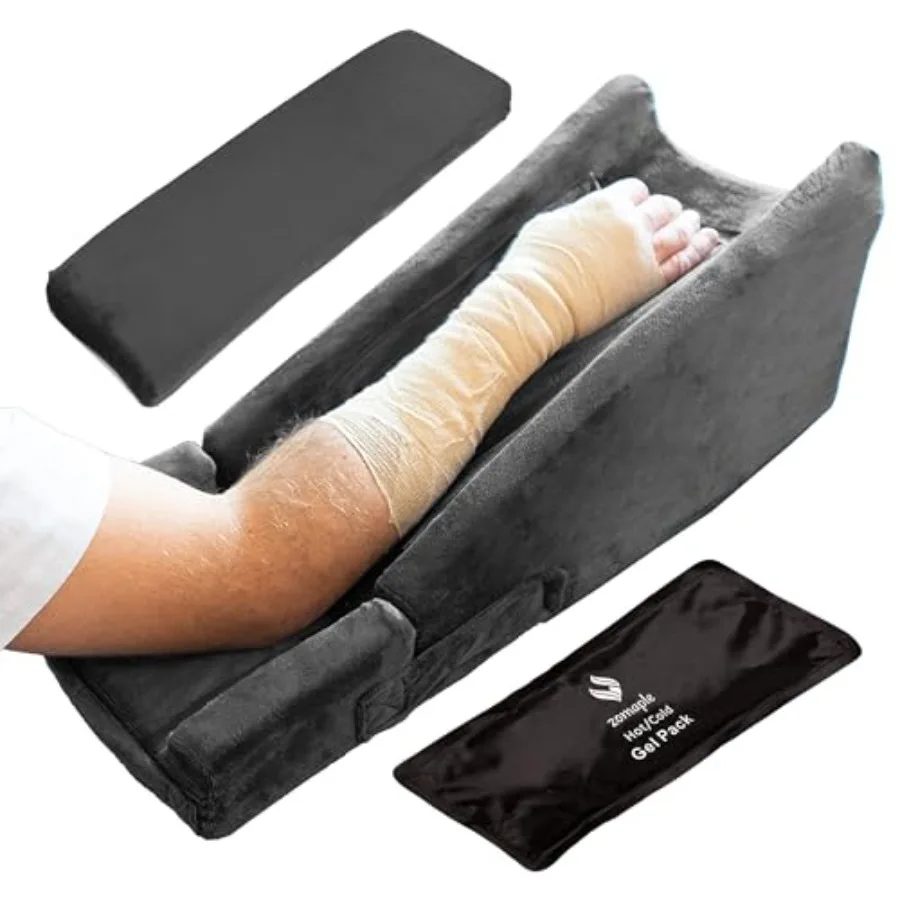 Arm Elevation Pillow for Post Surgery Adjustable Arm Support Pillow with Gel Memory Foam and Hot/Cold Pack Couch Rest Pillow fo
Arm Elevation Pillow for Post Surgery Adjustable Arm Support Pillow with Gel Memory Foam and Hot/Cold Pack Couch Rest Pillow fo