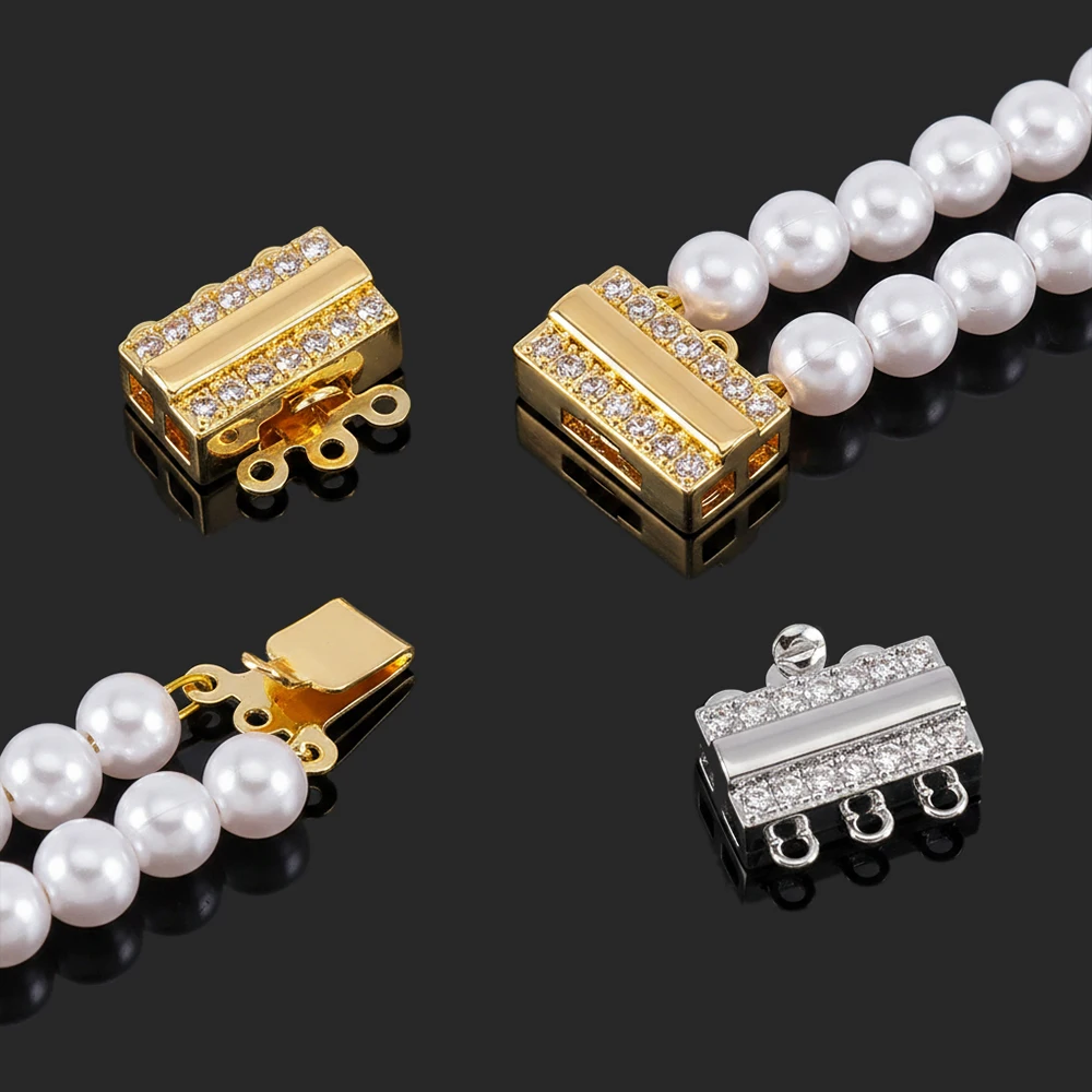 1/2pcs Brass Metal Square Connector Clasps Locks For DIY Jewelry Inlaid Zircon Pearl Clasps Bracelets Necklaces Making Wholesale
1/2pcs Brass Metal Square Connector Clasps Locks For DIY Jewelry Inlaid Zircon Pearl Clasps Bracelets Necklaces Making Wholesale