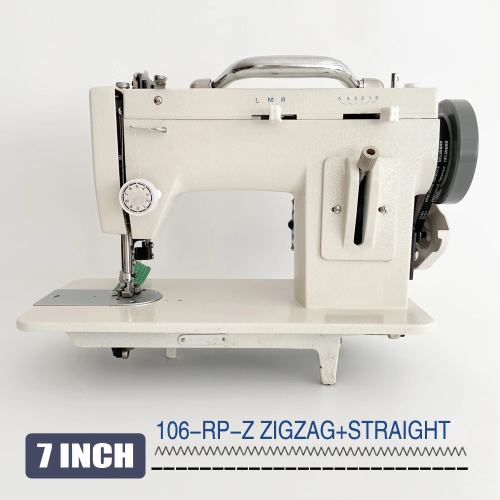 Electric Thick Material Sewing Machine Heavy-Duty Sewing Machine And Walking Foot Zigzag Stitch 9'' Arm Leather
Electric Thick Material Sewing Machine Heavy-Duty Sewing Machine And Walking Foot Zigzag Stitch 9'' Arm Leather