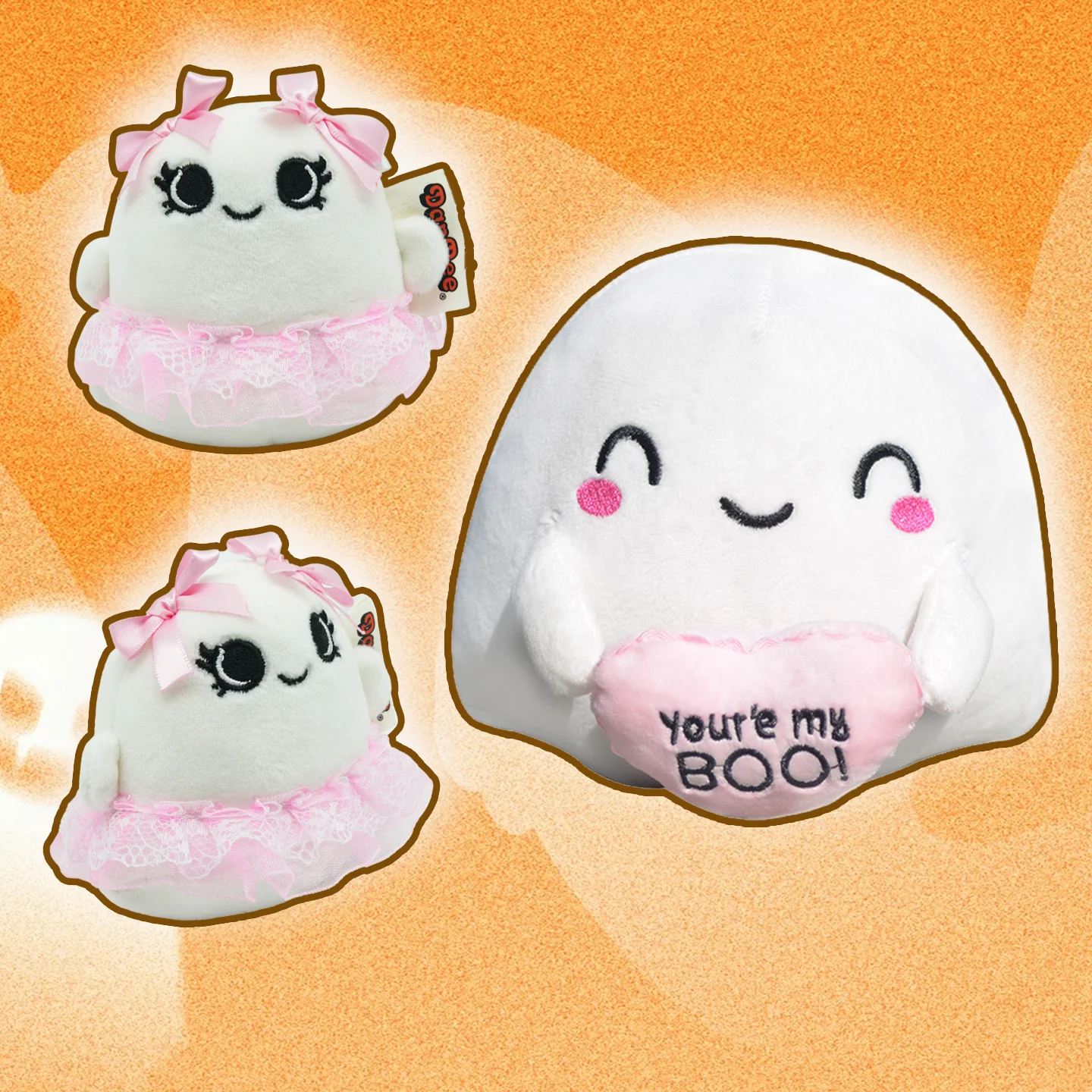 Halloween Ghost Plush Toy Cute Ghost with Pink Heart Stuffed Doll Cartoon Halloween Plushie Ghost Soft Doll Halloween Gift
Halloween Ghost Plush Toy Cute Ghost with Pink Heart Stuffed Doll Cartoon Halloween Plushie Ghost Soft Doll Halloween Gift