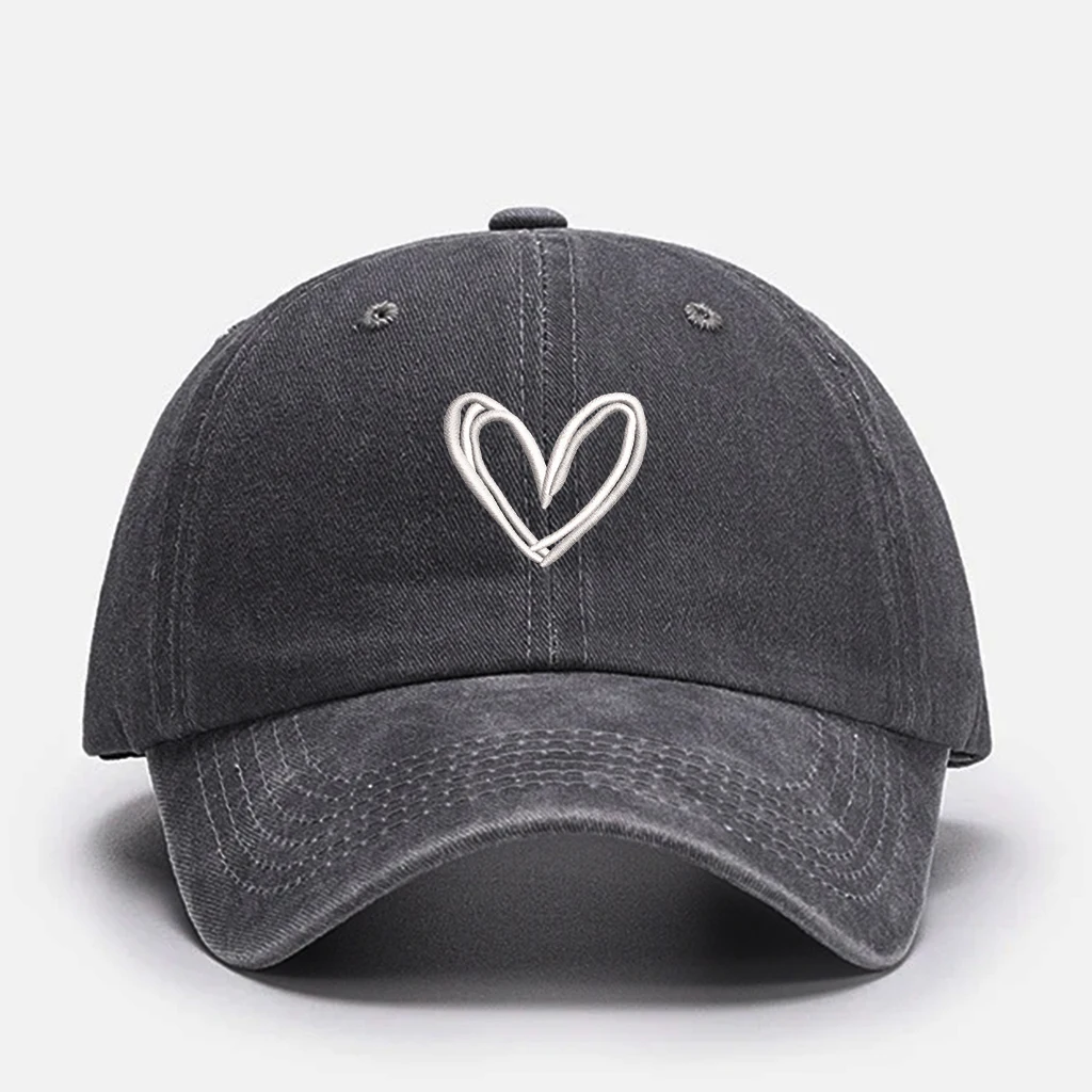 Vintage Heart Embroidered Baseball Cap Distressed Adjustable Hat for Women Low Profile Dad Hats Unisex Cotton Cap
Vintage Heart Embroidered Baseball Cap Distressed Adjustable Hat for Women Low Profile Dad Hats Unisex Cotton Cap