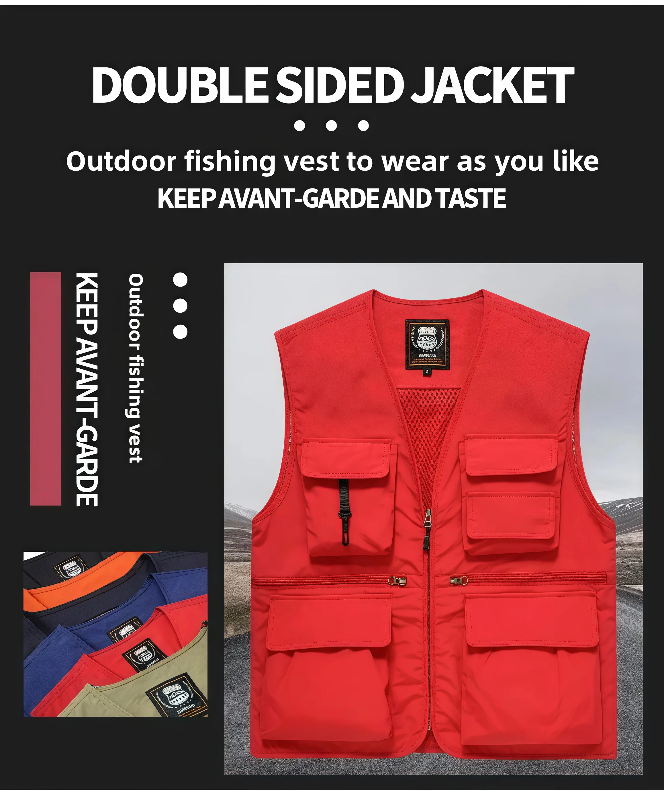 Versatile Outdoor Fishing Hiking Vest Men's Sleeveless Top Comfortable Fit Multi-pocket Breathable Outdoor Casual Fashionable
Versatile Outdoor Fishing Hiking Vest Men's Sleeveless Top Comfortable Fit Multi-pocket Breathable Outdoor Casual Fashionable